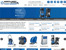 Tablet Screenshot of northwestpowerwashers.co.uk